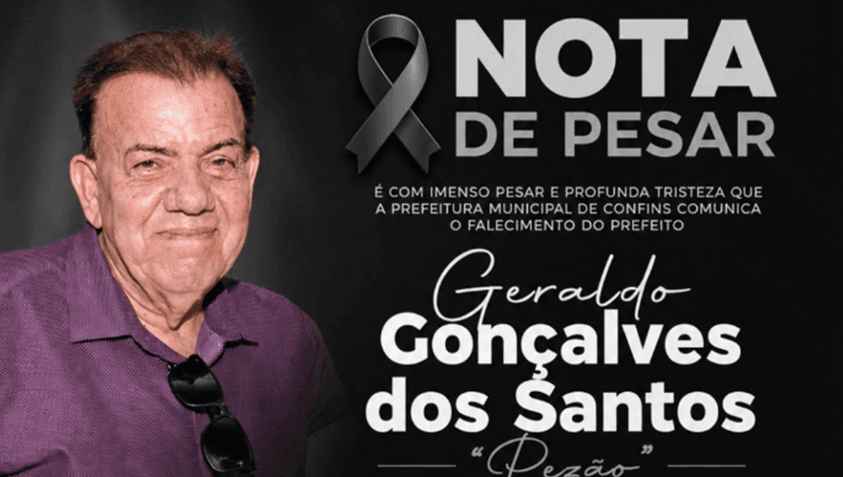 Morre, aos 71 anos, o prefeito de Confins Geraldo Gonçalves dos Santos, conhecido como Pezão (Foto: Reprodução / Instagram) 
