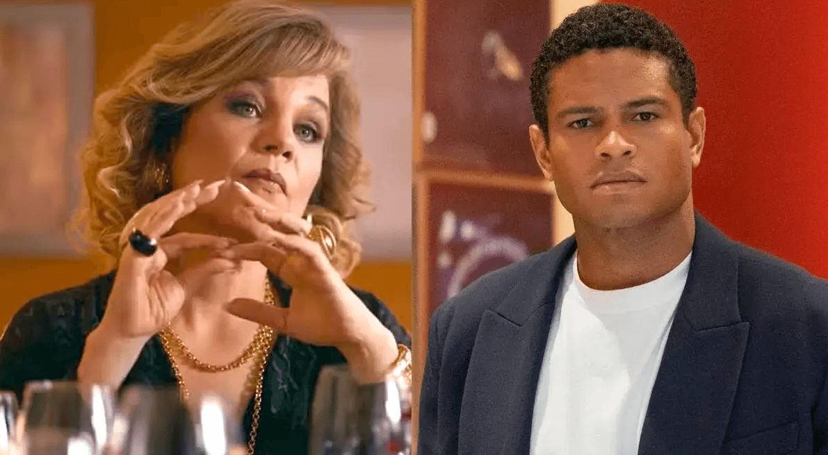 Pilar e Tiago em Quem Ama Cuida (Fotos: Reprodução / Globo)

