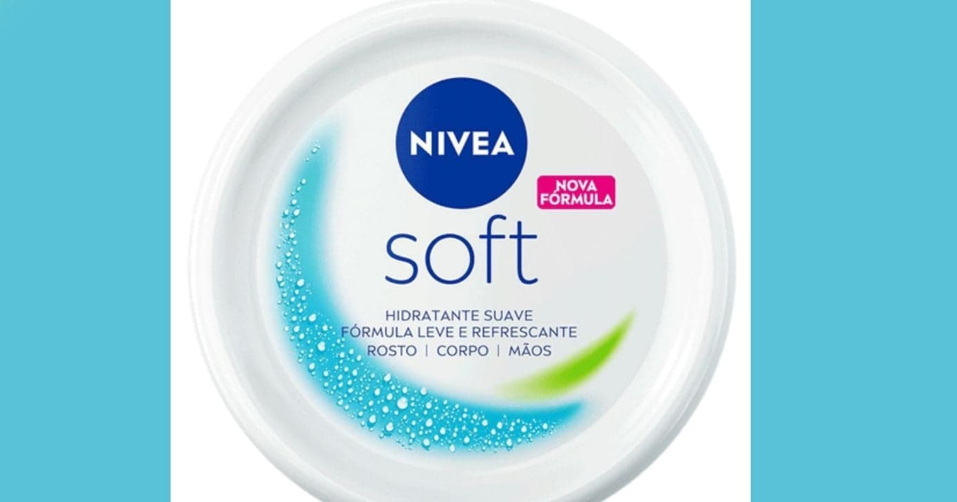 Nivea Soft (Foto Reprodução/Montagem/Lennita/TV Foco/Google Shopping) Nivea Soft (Foto Reprodução/Montagem/Lennita/TV Foco/Google Shopping)