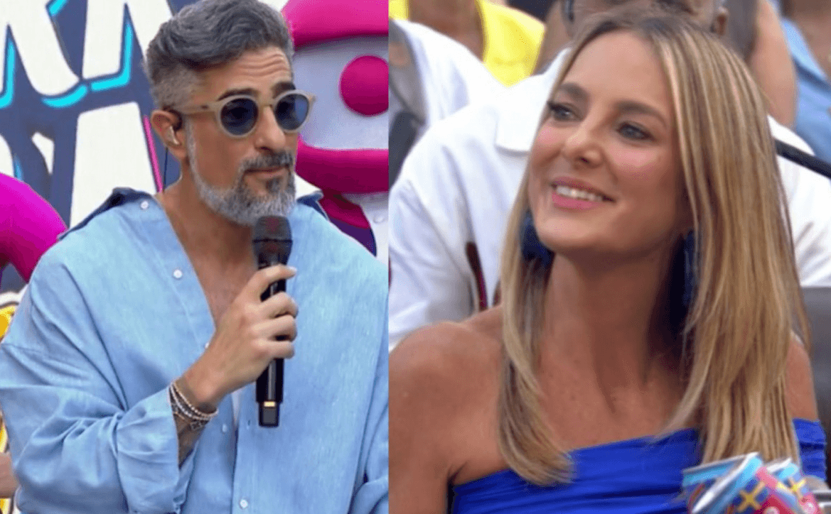 Marcos Mion e Ticiane Pinheiro (Fotos: Reprodução / Globo)
