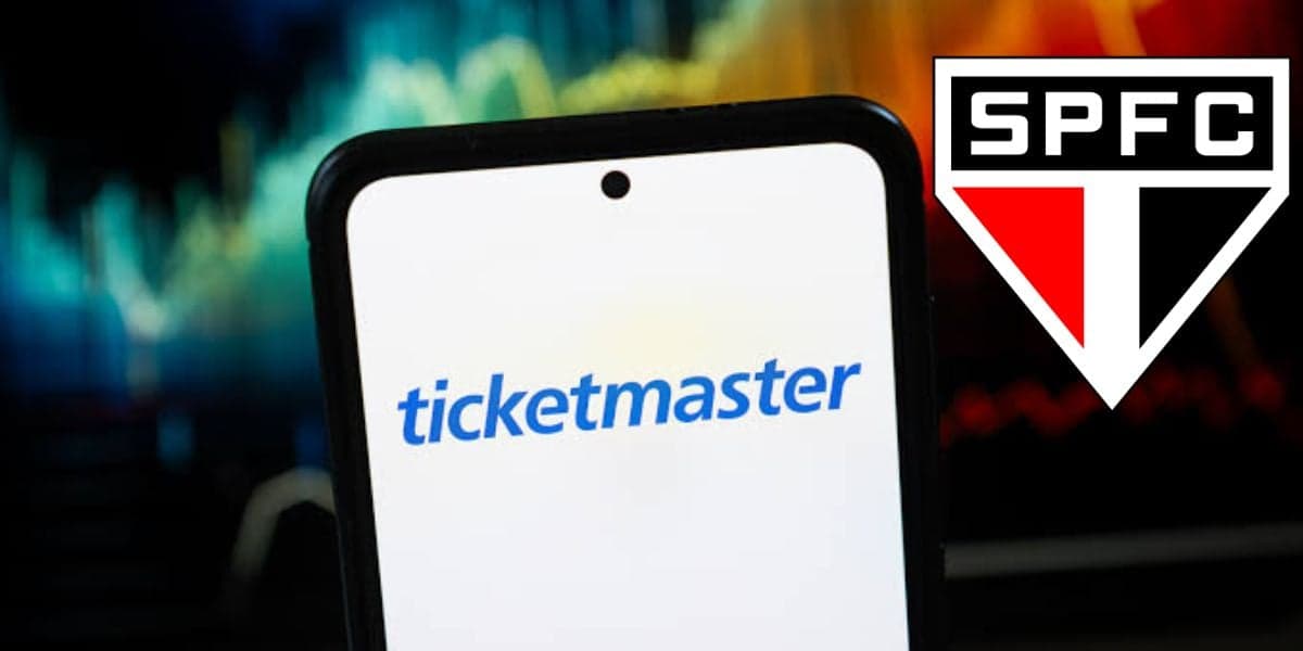 Ticketmaster é a nova parceira do São Paulo (Reprodução: Montagem TV Foco)