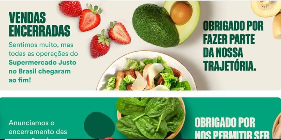 Site do Justo apresenta apenas essa mensagem (Reprodução: Internet) Site do Justo apresenta apenas essa mensagem (Reprodução: Internet)