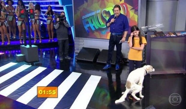 A grande cagada do programa de Fausto Silva