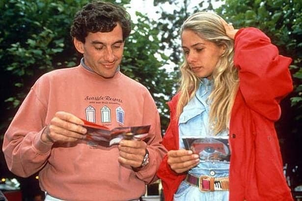 Adriane Galisteu namorou com Ayrton por um ano e meio (Foto : Reprodução) Adriane Galisteu namorou com Ayrton por um ano e meio (Foto : Reprodução)