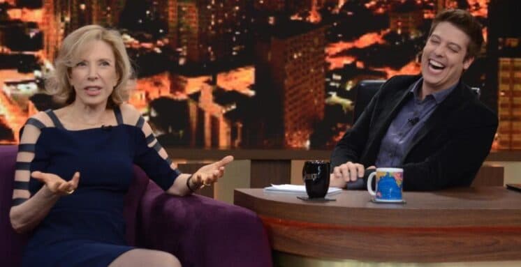 Marília Gabriela participa do "Programa do Porchat" e diz como seria se fosse entrevistar José Mayer