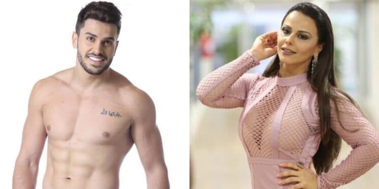 Ex de Viviane Araújo contracena cena de beijo com outro homem em peça de teatro