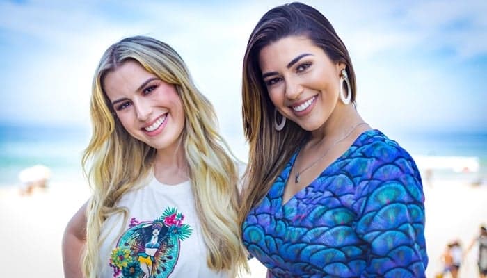 As ex-BBBs Fernanda Keulla e Vivian Amorim (Foto: Paulo Belote/Globo) As ex-BBBs Fernanda Keulla e Vivian Amorim (Foto: Paulo Belote/Globo)