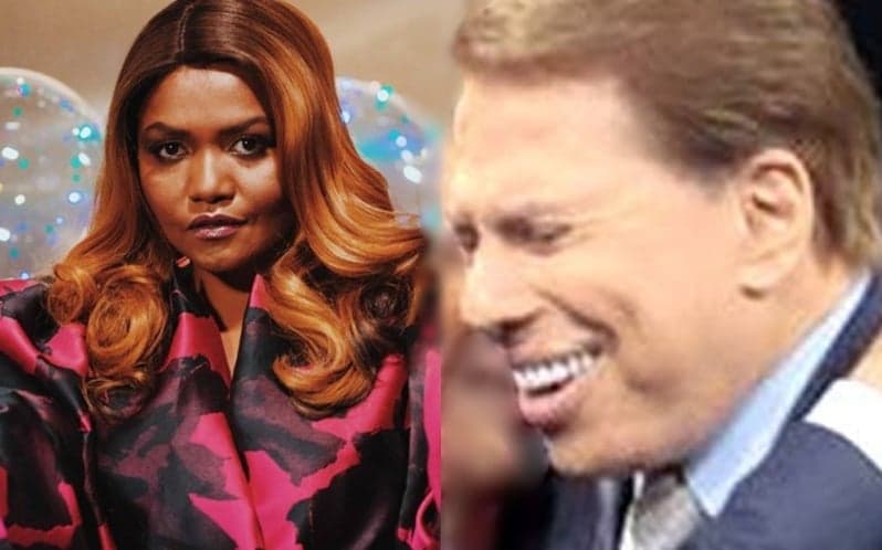 Gaby Amarantos e Silvio Santos (Foto: Reprodução) Gaby Amarantos e Silvio Santos (Foto: Reprodução)