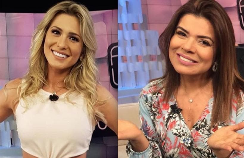 as contratadas de Silvio Santos, as apresentadoras do Fofocalizando do SBT, Lívia Andrade e Mara Maravilha (Foto: Reprodução) as contratadas de Silvio Santos, as apresentadoras do Fofocalizando do SBT, Lívia Andrade e Mara Maravilha (Foto: Reprodução)