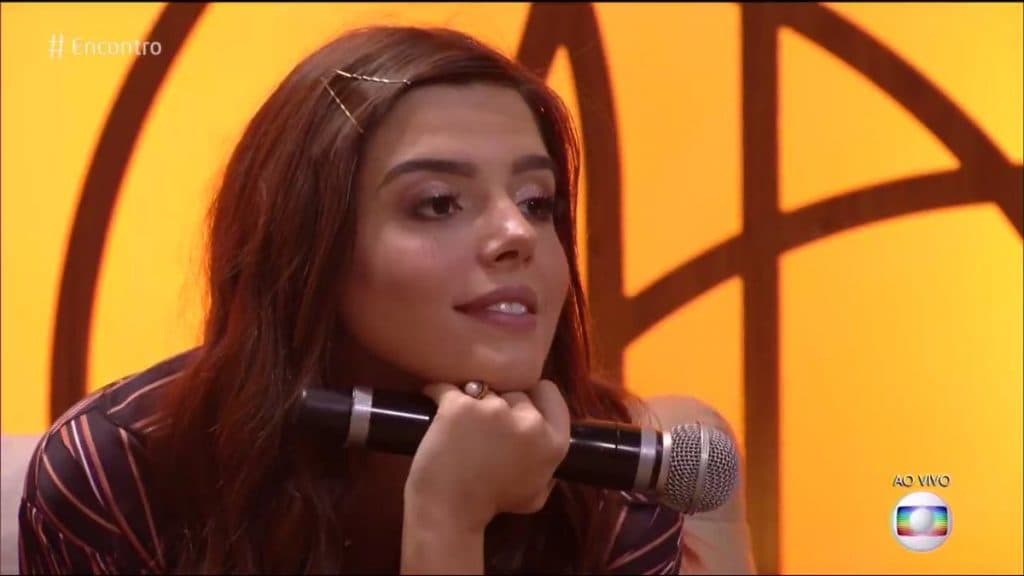 Giovanna Lancellotti no Encontro (Foto: Reprodução) Giovanna Lancellotti no Encontro (Foto: Reprodução)