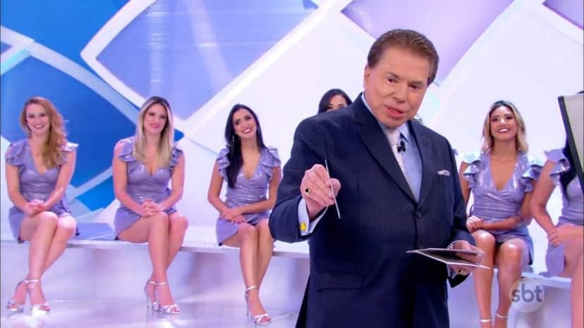 Silvio Santos em seu programa no SBT (Foto: Reprodução/SBT) Silvio Santos em seu programa no SBT (Foto: Reprodução/SBT)