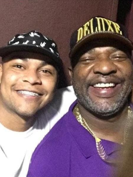 Mr Catra com o seu filho MC Juninho Mr Catra com o seu filho MC Juninho