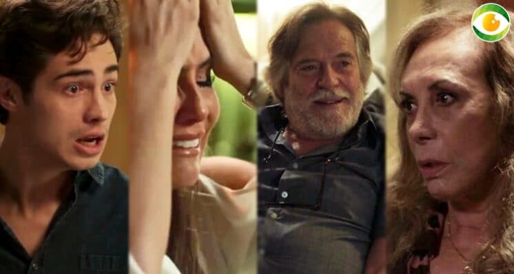 Karola faz escândalo, família Falcão a humilha e Valentim a rejeita: “Vagabunda!” em Segundo Sol