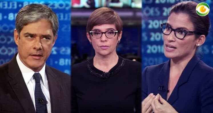 Público reage a diferente postura do Jornal Nacional e do Jornal da Globo nas Eleições 2018