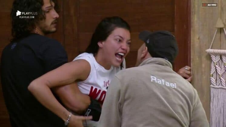 Em briga explosiva, Rafael Ilha afirma que Gabi Prado o agrediu e pede expulsão da participante na Fazenda 10