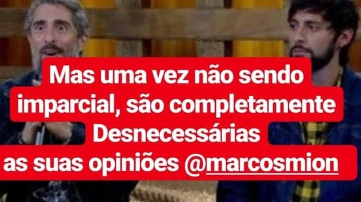Mensagem compartilhada por Carlinhos Aguiar no Instagram. (Foto: Reprodução/Instagram) Mensagem compartilhada por Carlinhos Aguiar no Instagram. (Foto: Reprodução/Instagram)