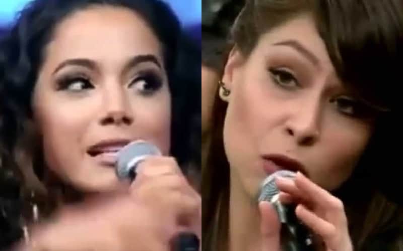 Anitta e Pitty na Globo (Foto: Reprodução) Anitta e Pitty na Globo (Foto: Reprodução)