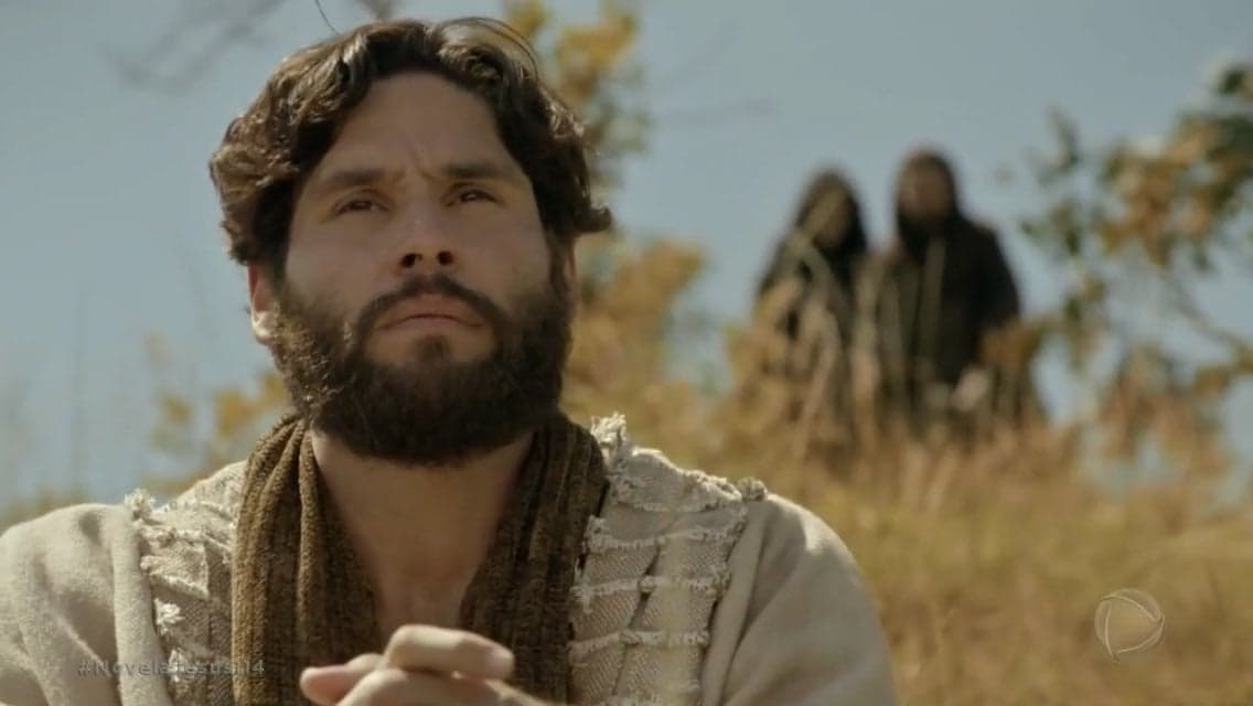 Dudu Azevedo interpreta Jesus na novela bíblica da Record (Foto: Reprodução) Dudu Azevedo interpreta Jesus na novela bíblica da Record (Foto: Reprodução)