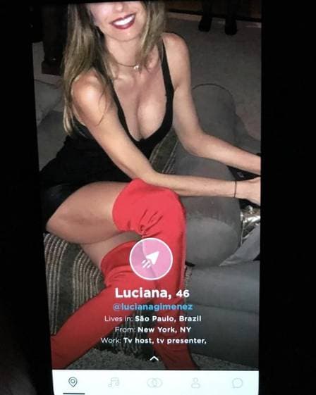 A conta que Luciana Gimenez usa no Raya Foto: Reprodução/Instagram A conta que Luciana Gimenez usa no Raya Foto: Reprodução/Instagram