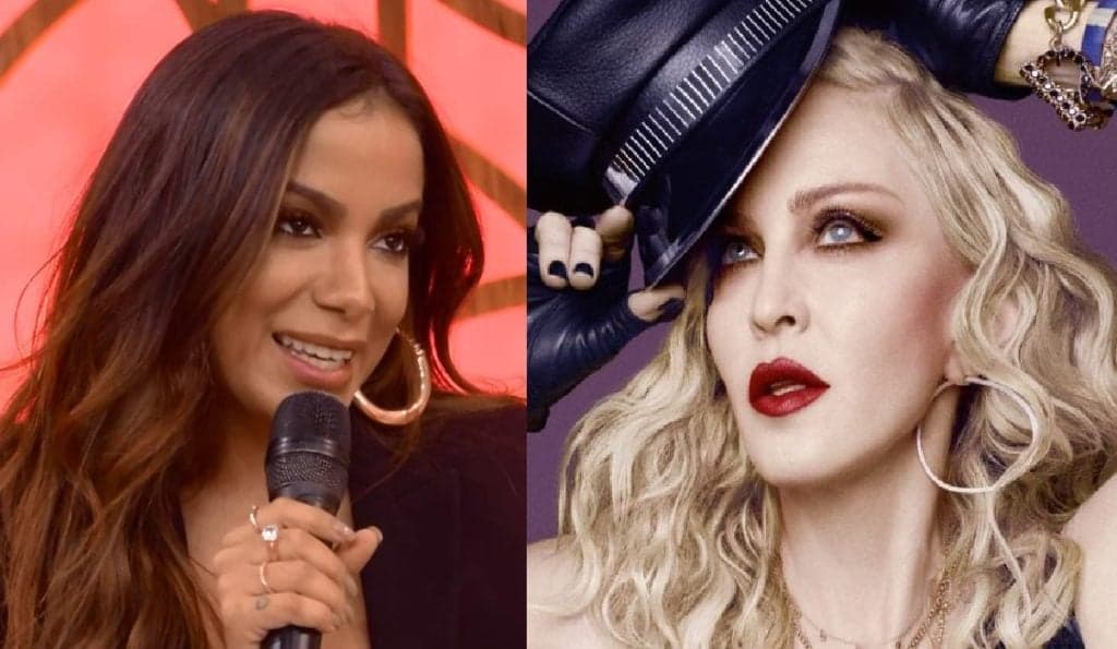 Anitta faz parceria com Madonna e desabafa: 'Emoção inacreditável'