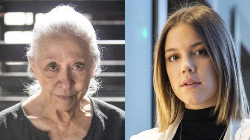 Dulce (Fernanda Montenegro) da novela A Dona do Pedaço e Dalila da novela Órfãos da Terra (Montagem/ TV Foco) Dulce (Fernanda Montenegro) da novela A Dona do Pedaço e Dalila da novela Órfãos da Terra (Montagem/ TV Foco)