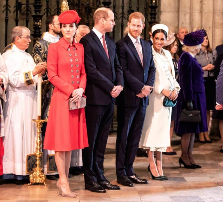 Príncipe Harry, Meghan Markle, Príncipe William e Kate Middleton (Foto: Reprodução)v Príncipe Harry, Meghan Markle, Príncipe William e Kate Middleton (Foto: Reprodução)v