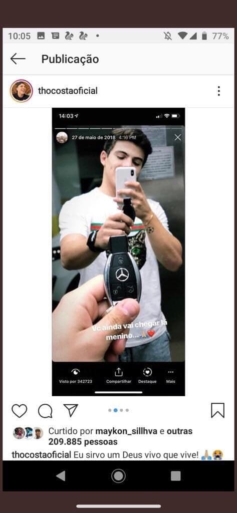 Thomaz Costa é atacado por Day Mccarthy nas redes sociais Thomaz Costa é atacado por Day Mccarthy nas redes sociais