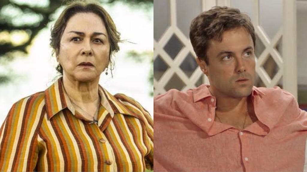 Evelina de A Dona do Pedaço e Candé da novela Verão 90 (Foto: Montagem/TV Foco) Evelina de A Dona do Pedaço e Candé da novela Verão 90 (Foto: Montagem/TV Foco)