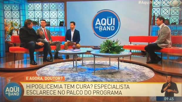 Datena fala sobre doença no Aqui na Band Datena fala sobre doença no Aqui na Band