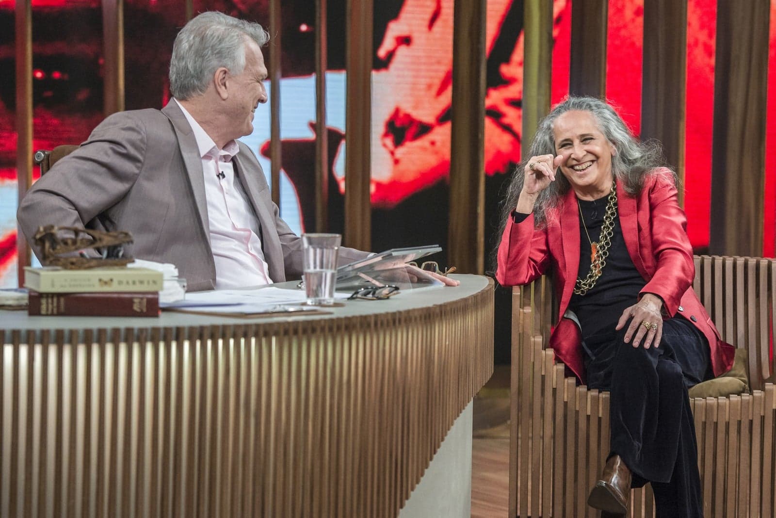 Maria Bethânia participou do "Conversa Com Bial" (Foto: Divulgação/TV Globo) Maria Bethânia participou do "Conversa Com Bial" (Foto: Divulgação/TV Globo)