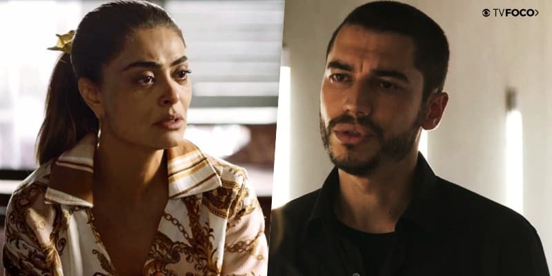 Maria da Paz e Camilo se encontraram em A Dona do Pedaço Maria da Paz e Camilo se encontraram em A Dona do Pedaço
