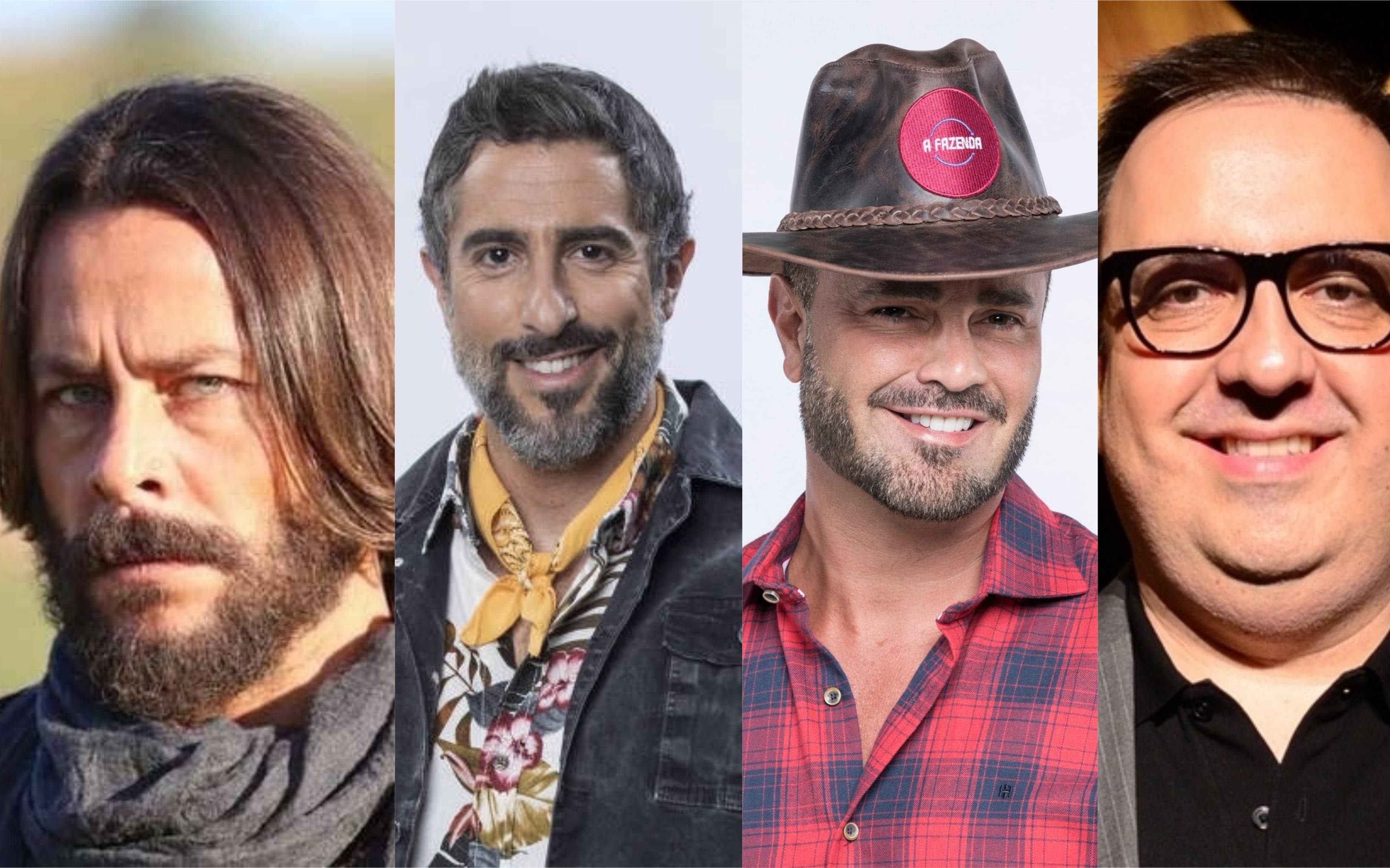 Théo Becker xinga Marcos Mion e Rodrigo Carelli e acusa Rodrigo Phavanello em A Fazenda 11 (Montagem: TV Foco) Théo Becker xinga Marcos Mion e Rodrigo Carelli e acusa Rodrigo Phavanello em A Fazenda 11 (Montagem: TV Foco)