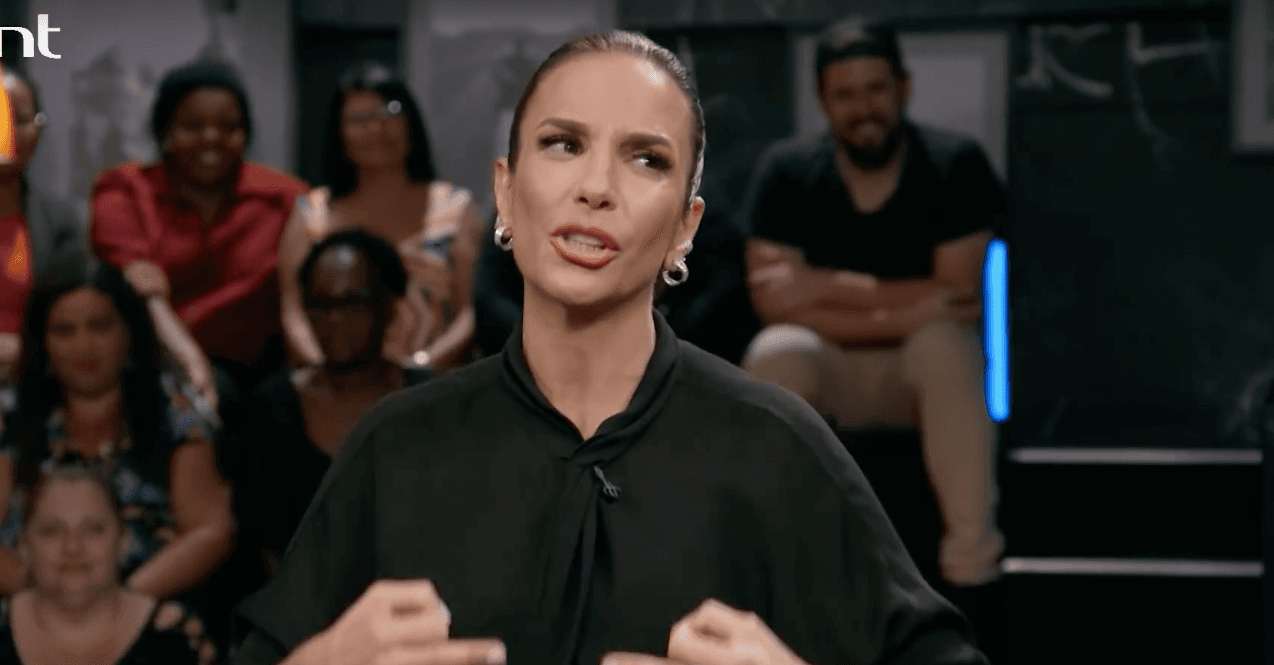 Ivete Sangalo brincou com mulher e falou em tom de brincadeira (Foto: Reprodução/GNT) Ivete Sangalo brincou com mulher e falou em tom de brincadeira (Foto: Reprodução/GNT)
