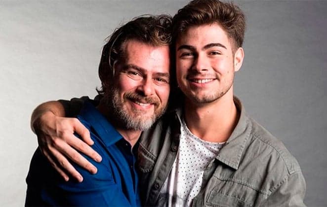 João Vitti e o filho, Rafael Vitti (Foto: Reprodução / Globo) João Vitti e o filho, Rafael Vitti (Foto: Reprodução / Globo)