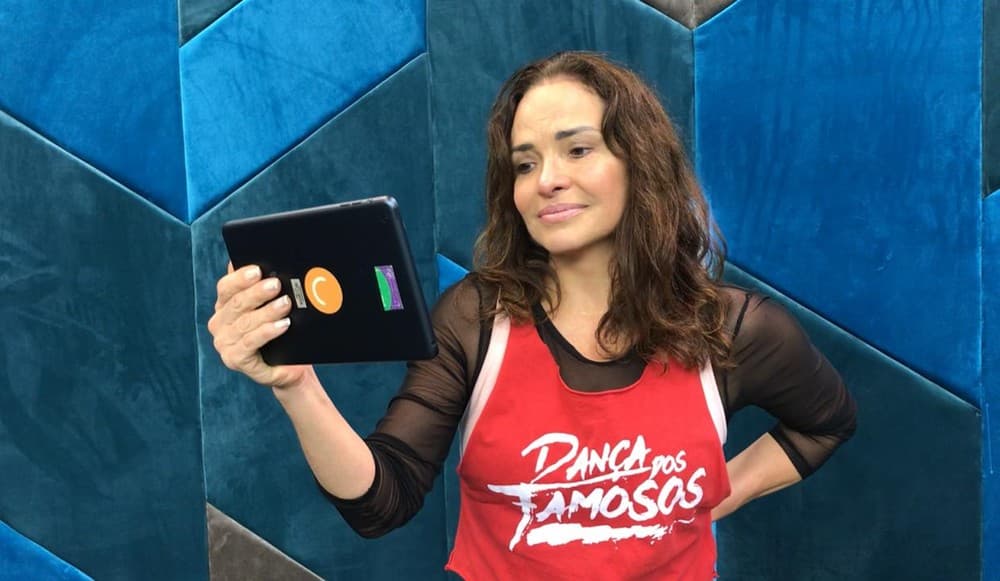 Luiza Tomé se emocionou com uma mensagem deixada pela atriz Robertha Portella (Foto: Reprodução) Luiza Tomé se emocionou com uma mensagem deixada pela atriz Robertha Portella (Foto: Reprodução)