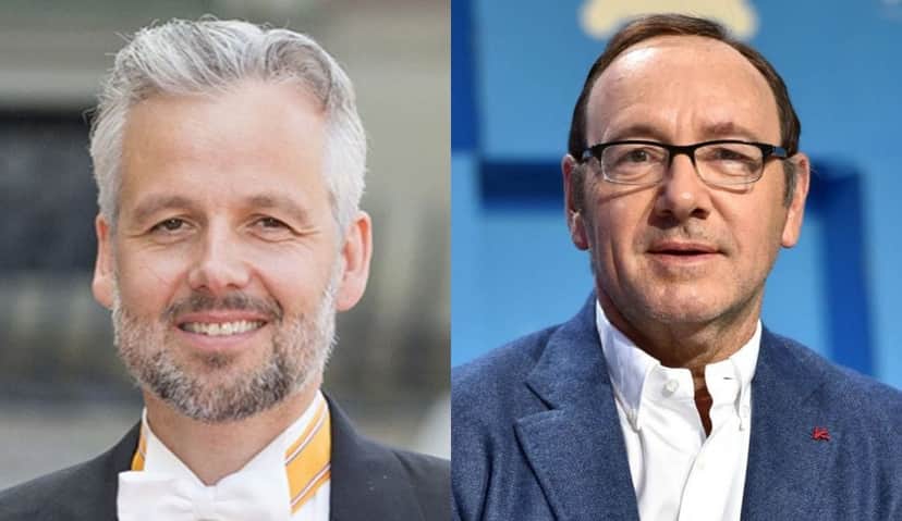 Ari Behn afirmava ter sido vítima do ator Kevin Spacey (Foto: Montagem) Ari Behn afirmava ter sido vítima do ator Kevin Spacey (Foto: Montagem)