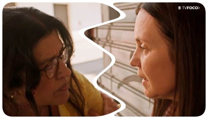 thelma e lurdes em cena de amor de mãe thelma e lurdes em cena de amor de mãe