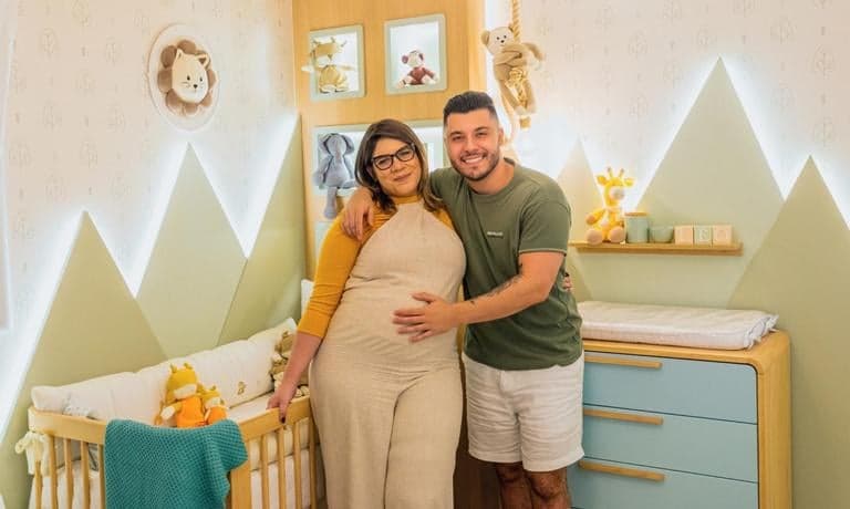 Quartinho do bebê de Marília Mendonça e Murilo Huff (Foto: Divulgação/ Grão de Gente) Quartinho do bebê de Marília Mendonça e Murilo Huff (Foto: Divulgação/ Grão de Gente)