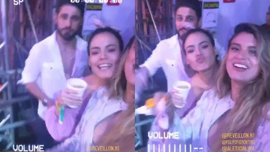 Letícia Lima e Daniel Rocha juntos no Réveillon Letícia Lima e Daniel Rocha juntos no Réveillon