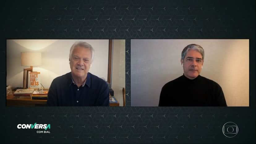 William Bonner em entrevista ao Conversa com Bial (Foto: Reprodução) William Bonner em entrevista ao Conversa com Bial (Foto: Reprodução)