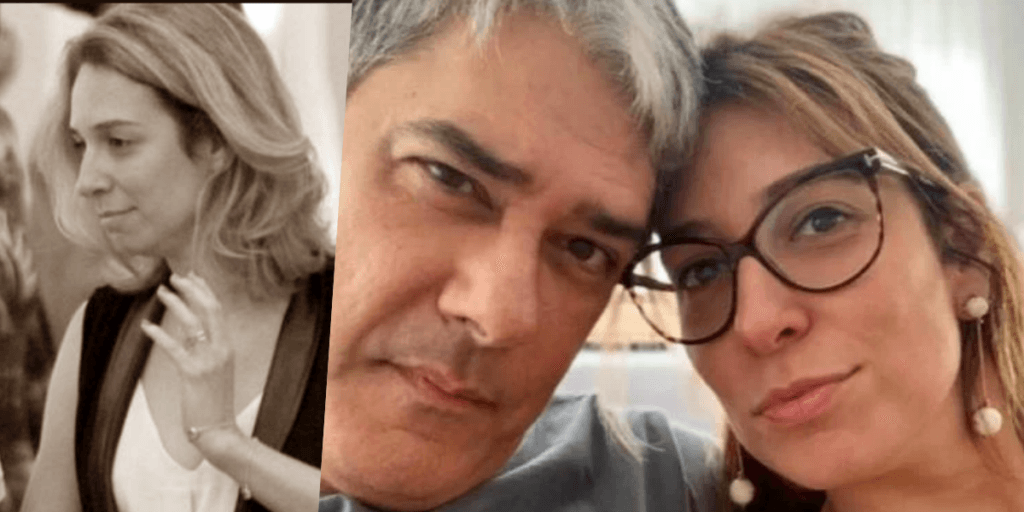 William Bonner vê esposa Natasha Dantas falar o que pensa (Foto montagem) William Bonner vê esposa Natasha Dantas falar o que pensa (Foto montagem)