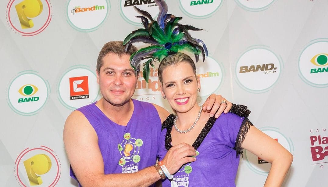 Joel Datena e Mel, sua esposa gata (Foto: Reprodução) Joel Datena e Mel, sua esposa gata (Foto: Reprodução)