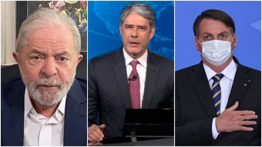 O ex-presidente Lula se uniu a Bolsonaro contra Bonner e a Globo - Foto: Montagem O ex-presidente Lula se uniu a Bolsonaro contra Bonner e a Globo - Foto: Montagem