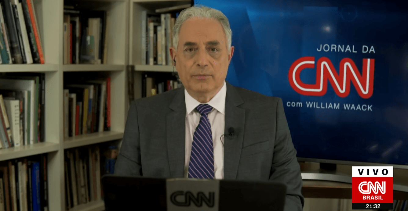 William Waack é o principal âncora da CNN Brasil (foto: Reprodução/CNN Brasil) William Waack é o principal âncora da CNN Brasil (foto: Reprodução/CNN Brasil)