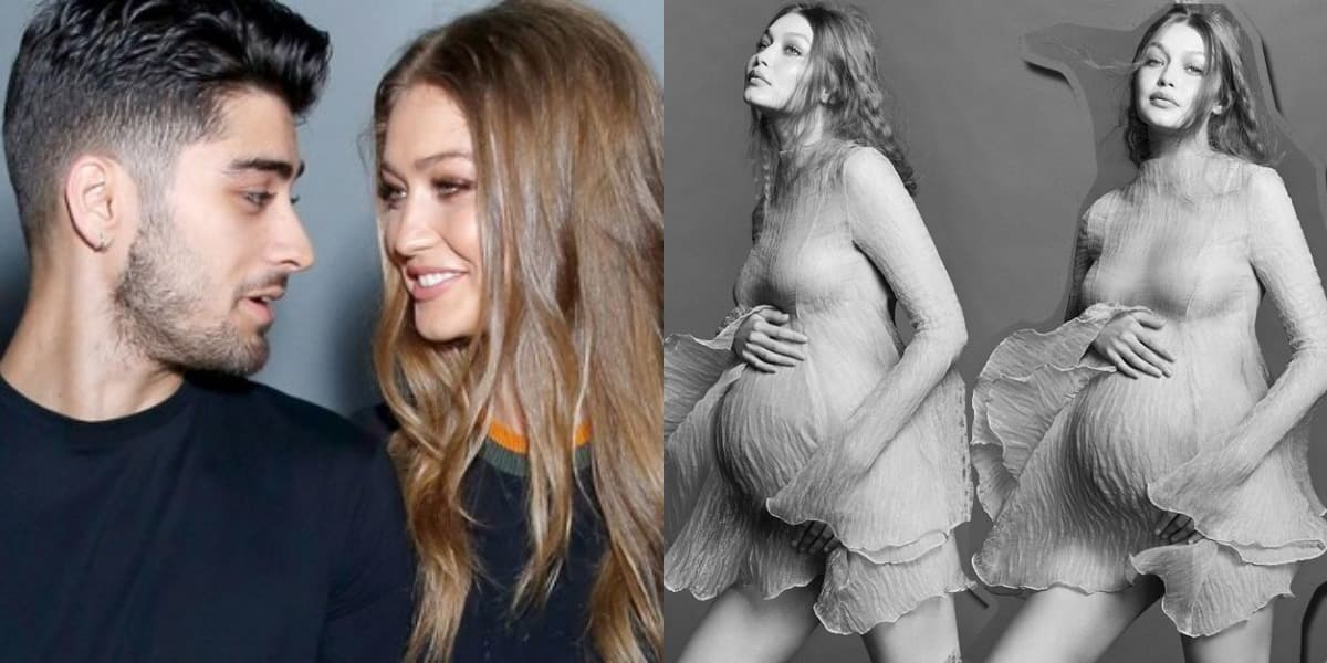 Gigi Hadid mostra barrigão da gravidez com Zayn Malik (Foto: Reprodução) Gigi Hadid mostra barrigão da gravidez com Zayn Malik (Foto: Reprodução)