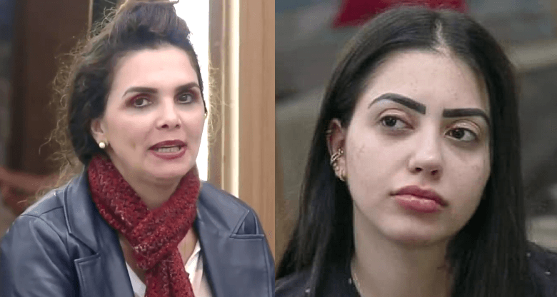 Luiza Ambiel diz que Mirella tá parecendo a Minnie travesti no reality (Foto: Reprodução) A Fazenda Luiza Ambiel diz que Mirella tá parecendo a Minnie travesti no reality (Foto: Reprodução) A Fazenda