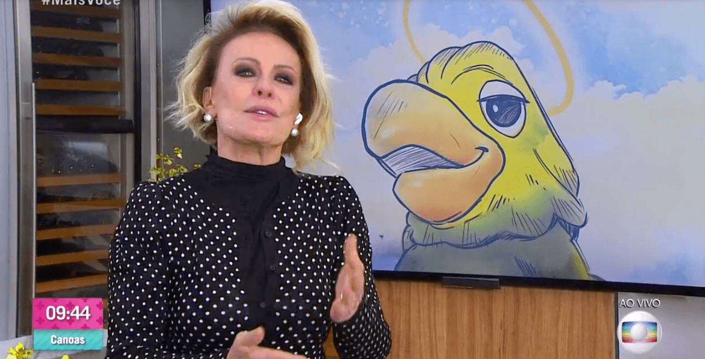 Ana Maria Braga abriu mais uma vez o Mais Você bastante mexida (Foto reprodução) Ana Maria Braga abriu mais uma vez o Mais Você bastante mexida (Foto reprodução)