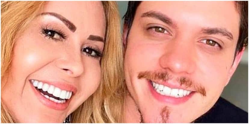 Joelma e o filho, Yago Matos, que decidiu morar com Ximbinha, seu padrasto (Foto: Reprodução) Joelma e o filho, Yago Matos, que decidiu morar com Ximbinha, seu padrasto (Foto: Reprodução)