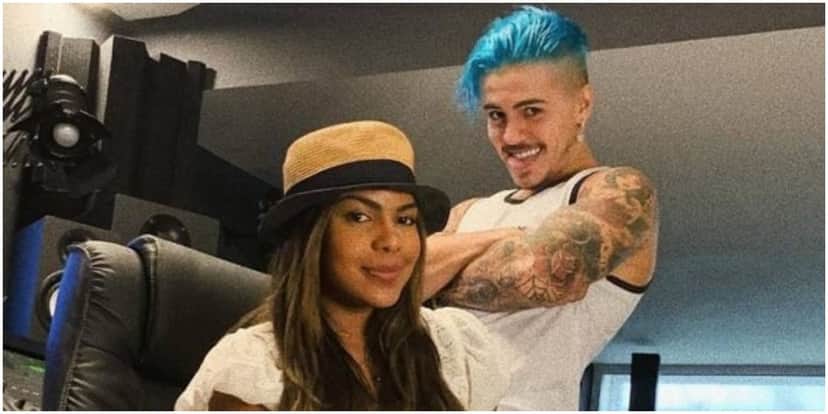 Biel e Tays Reis mostraram teste de gravidez e ex, Duda Castro, alfineta (Foto: Reprodução) Biel e Tays Reis mostraram teste de gravidez e ex, Duda Castro, alfineta (Foto: Reprodução)