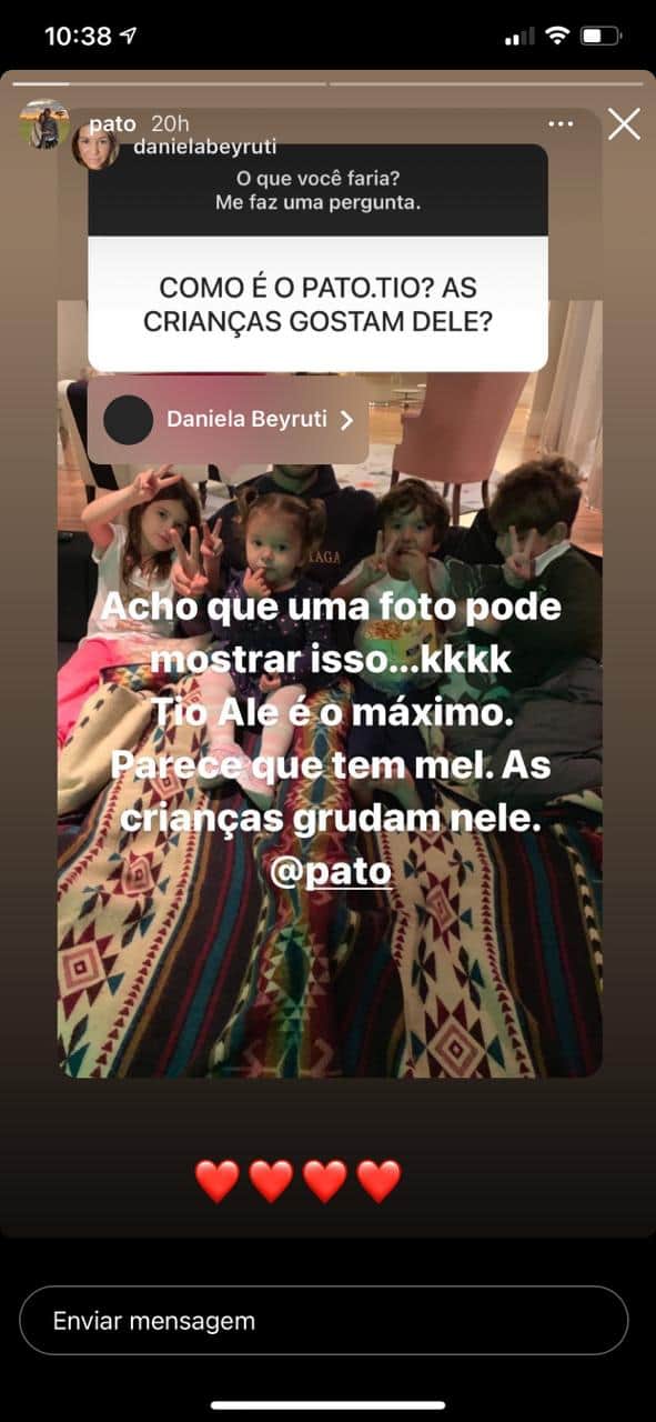 Pato é exposto por família de Rebeca Abravanel mas redes sociais (Reprodução) Pato é exposto por família de Rebeca Abravanel mas redes sociais (Reprodução)
